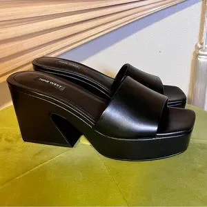 Nine West | Shoes | Nine West Oklee Platform Slide Sandals